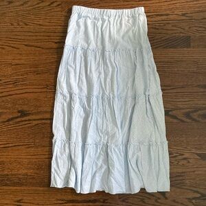 Brandy Melville Maxi Skirt - Blue & White Floral